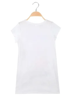 Disney Lilo & Stitch Maxi t-shirt da bambina in cotone con stampa personaggio - rosa