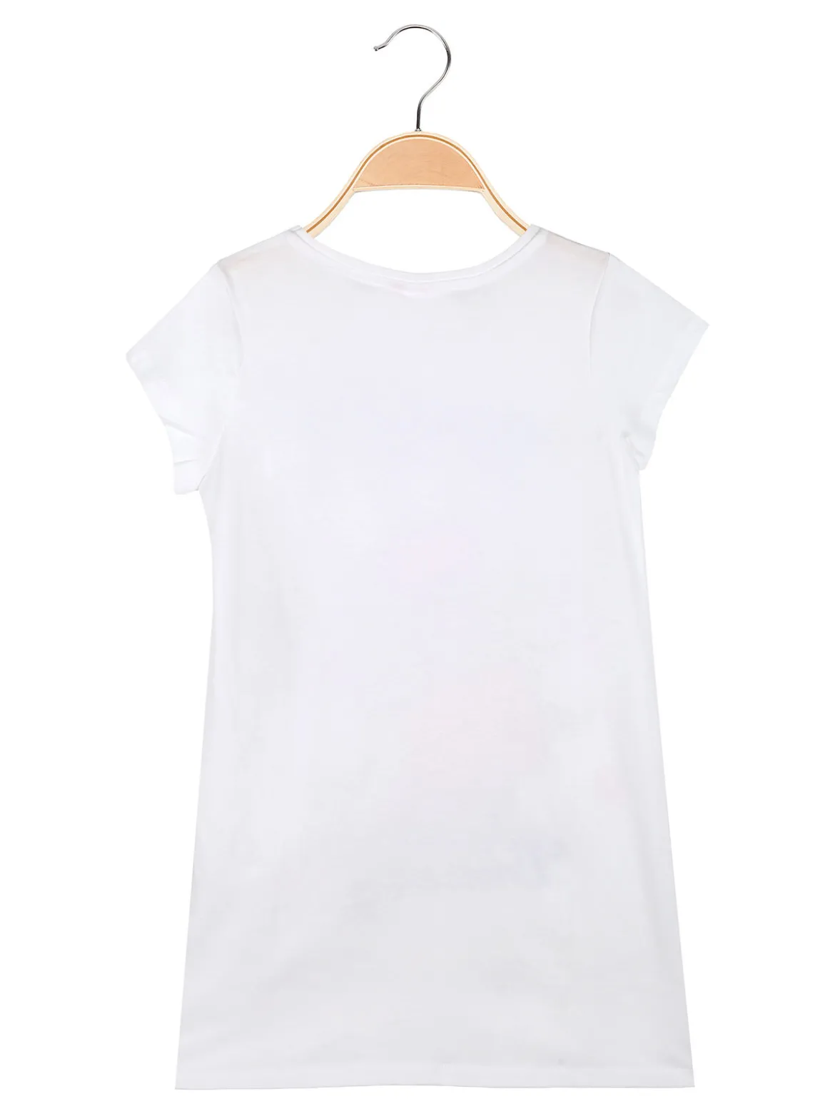 Disney Lilo & Stitch Maxi t-shirt da bambina in cotone con stampa personaggio - rosa