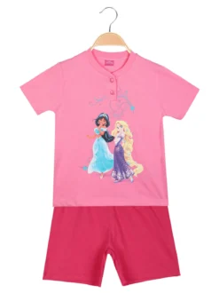 Disney Princess Completo corto da bambina in cotone