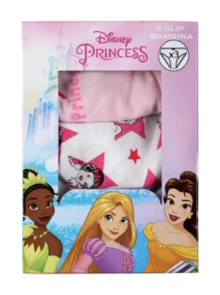Disney Princess Set di 3 slip da bambina con stampe