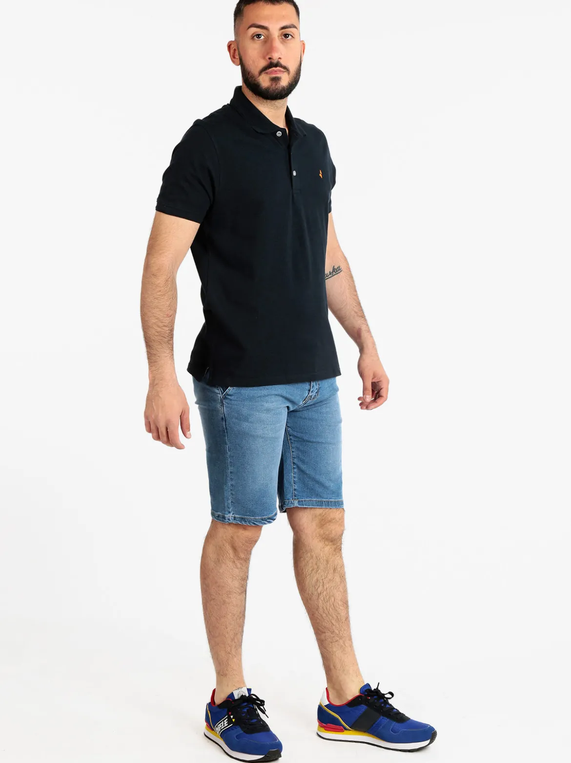 3-D Jeans Bermuda uomo in jeans
