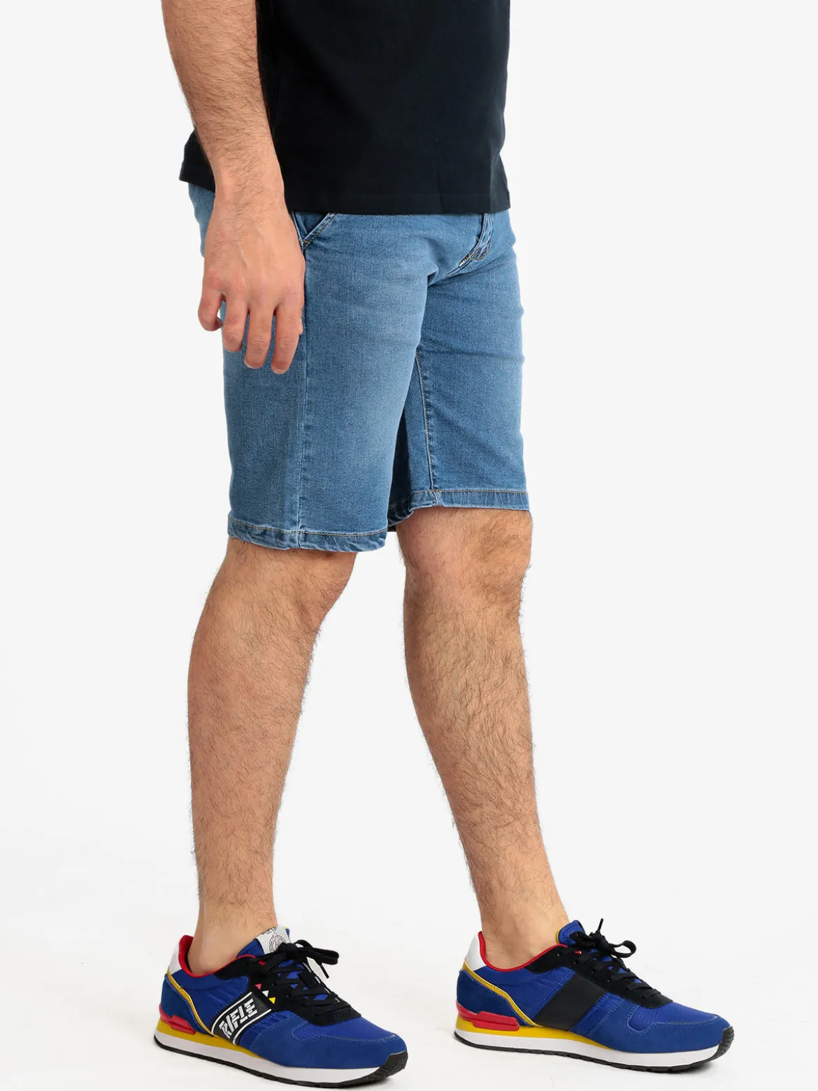 3-D Jeans Bermuda uomo in jeans
