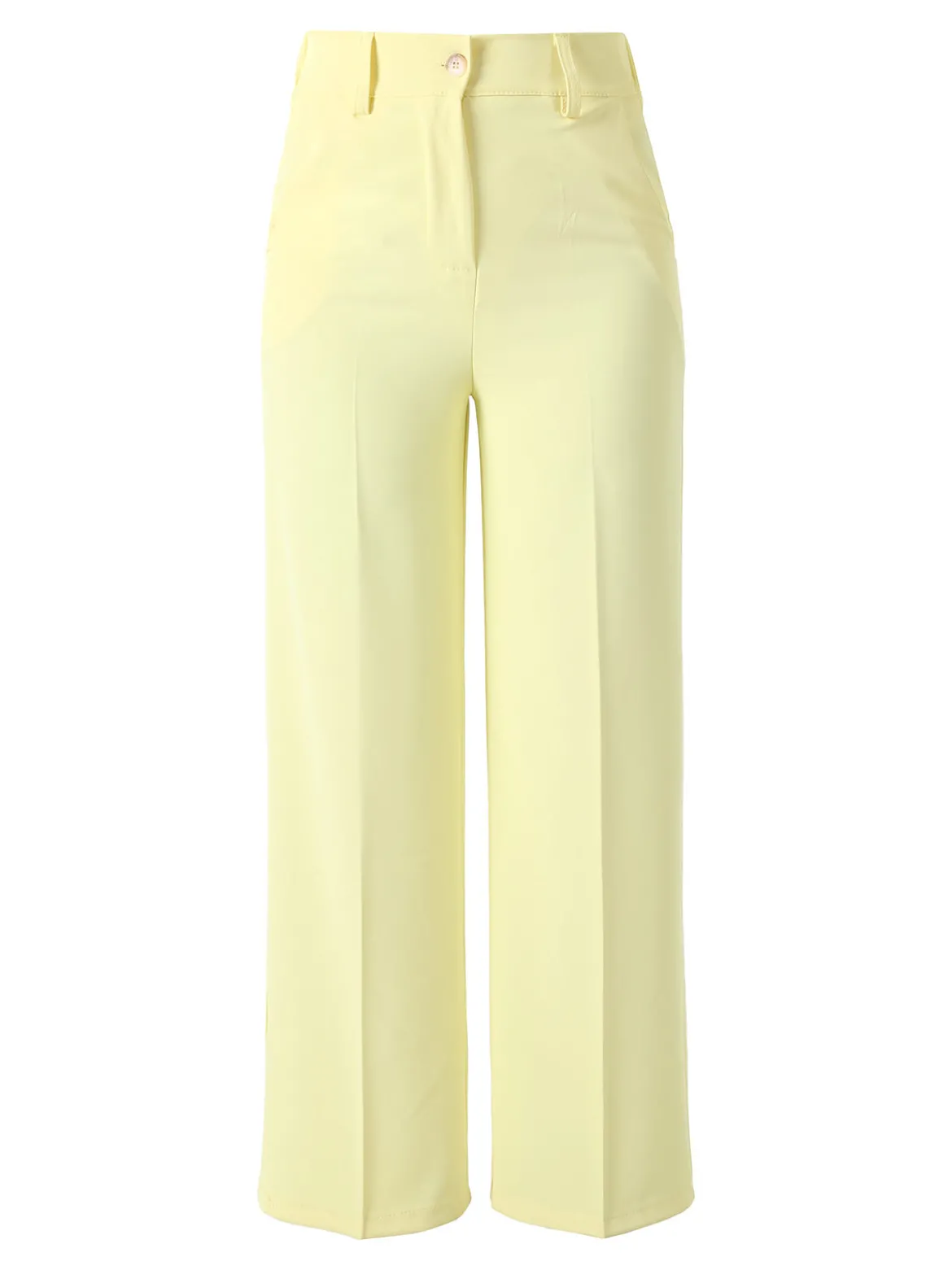 Doremi Completo elegante da donna con giacca e pantaloni - giallo