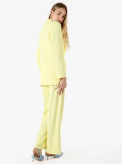 Doremi Completo elegante da donna con giacca e pantaloni - giallo