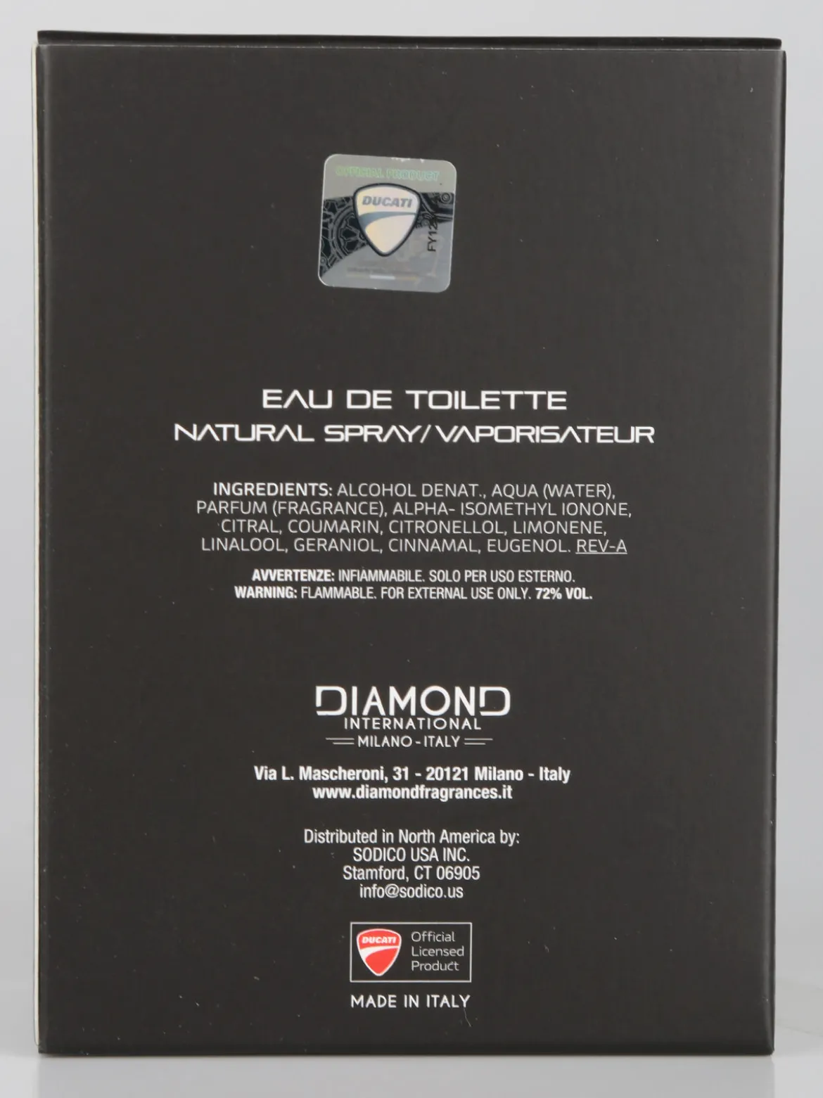 Ducati Eau de toilette uomo 50 ml