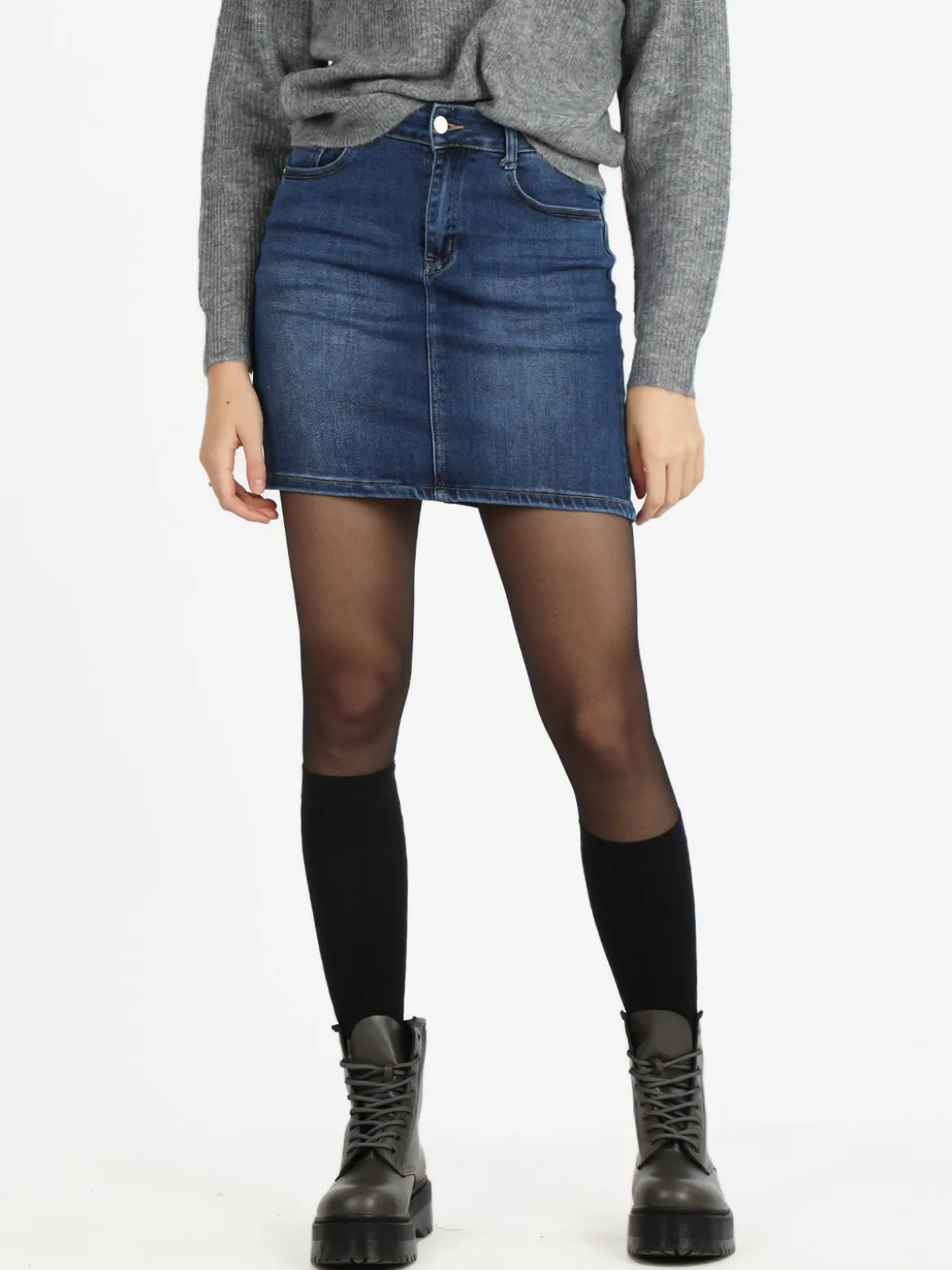 Eilous Jeans Gonna corta in jeans