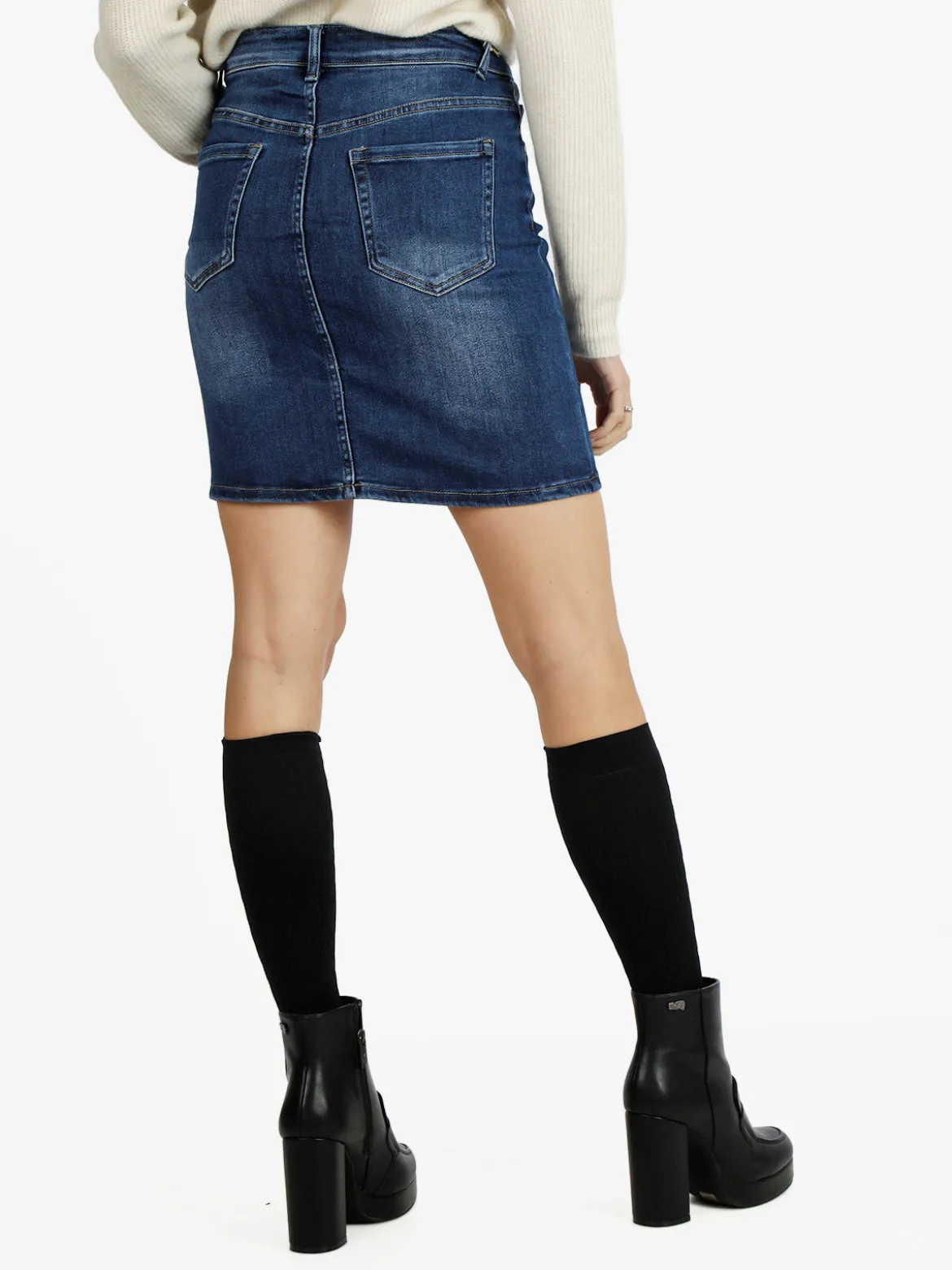 Eilous Jeans Gonna in jeans da donna