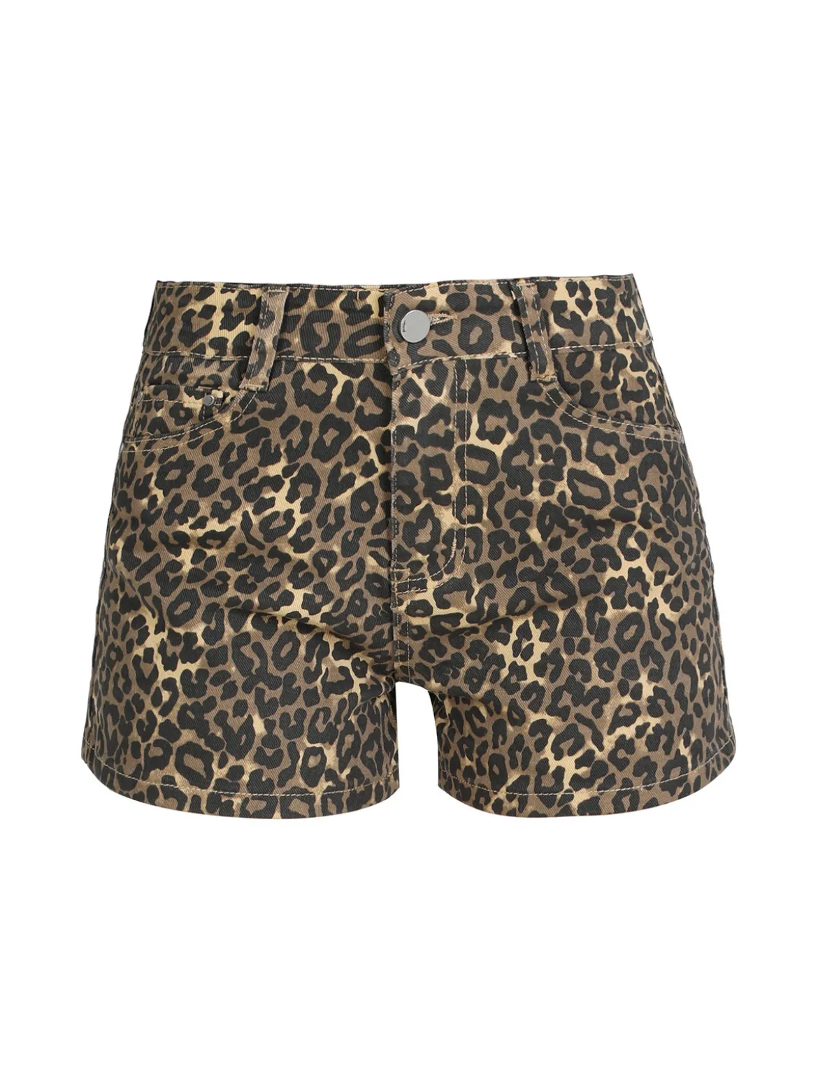 Eilous Jeans Shorts donna maculati