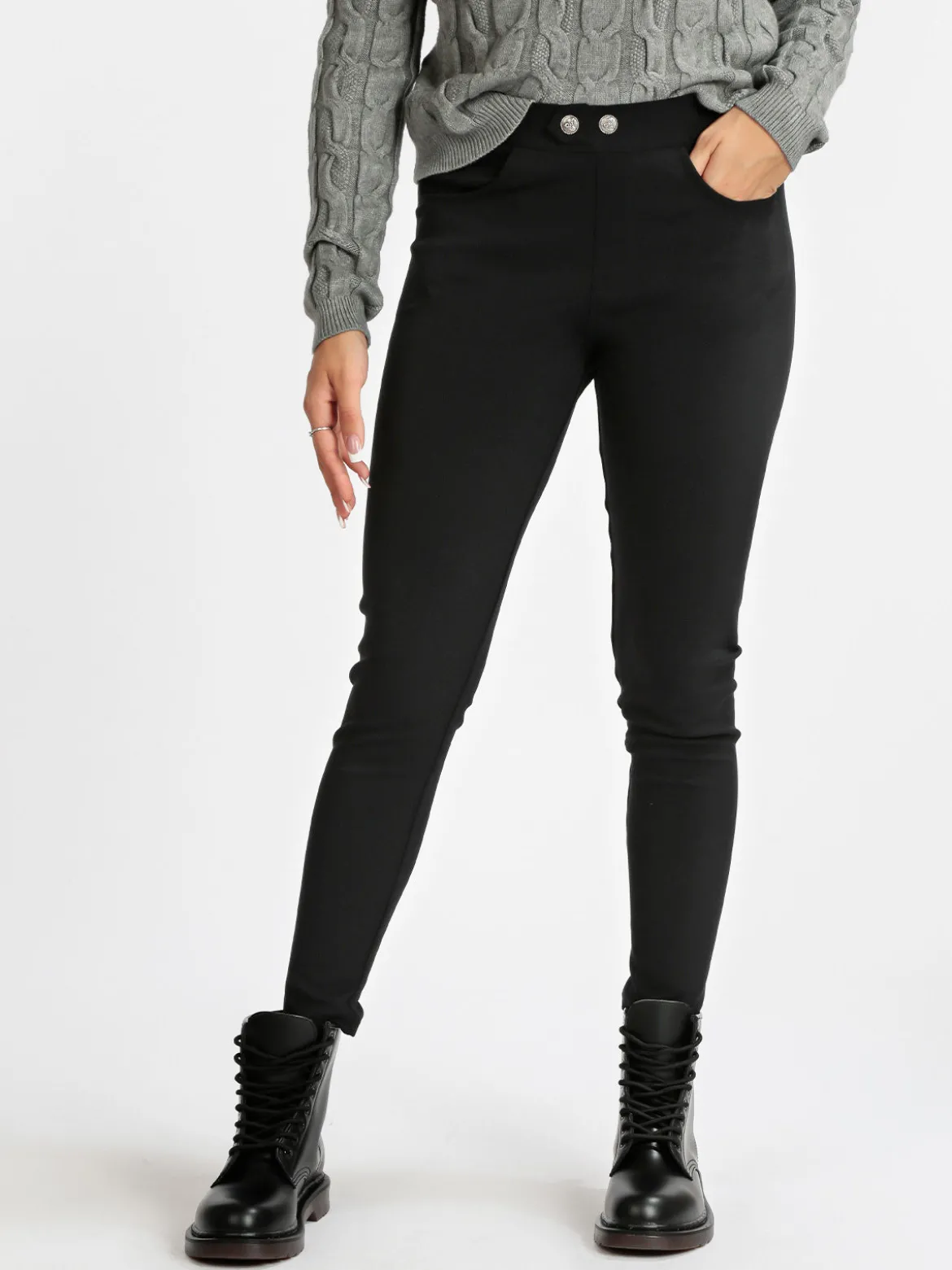 Eletta Leggings donna con tasche
