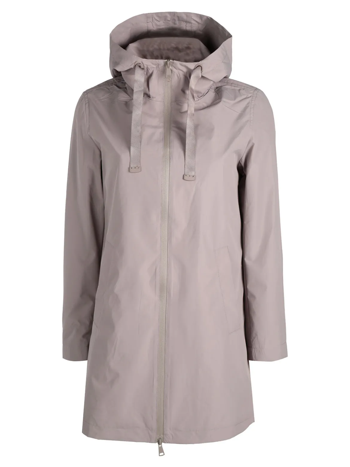 Ellen Rose Giacca a vento da donna con cappuccio e zip