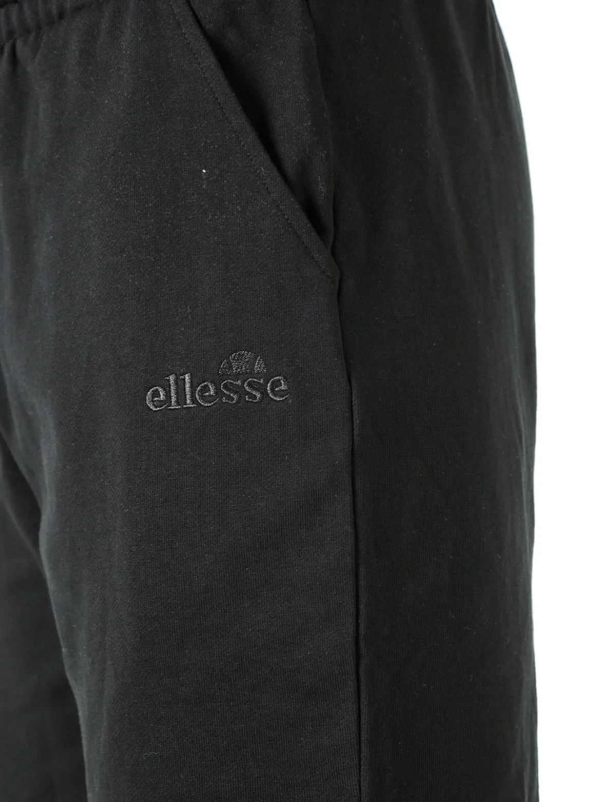 Ellesse Bermuda da uomo in felpa con coulisse - nero