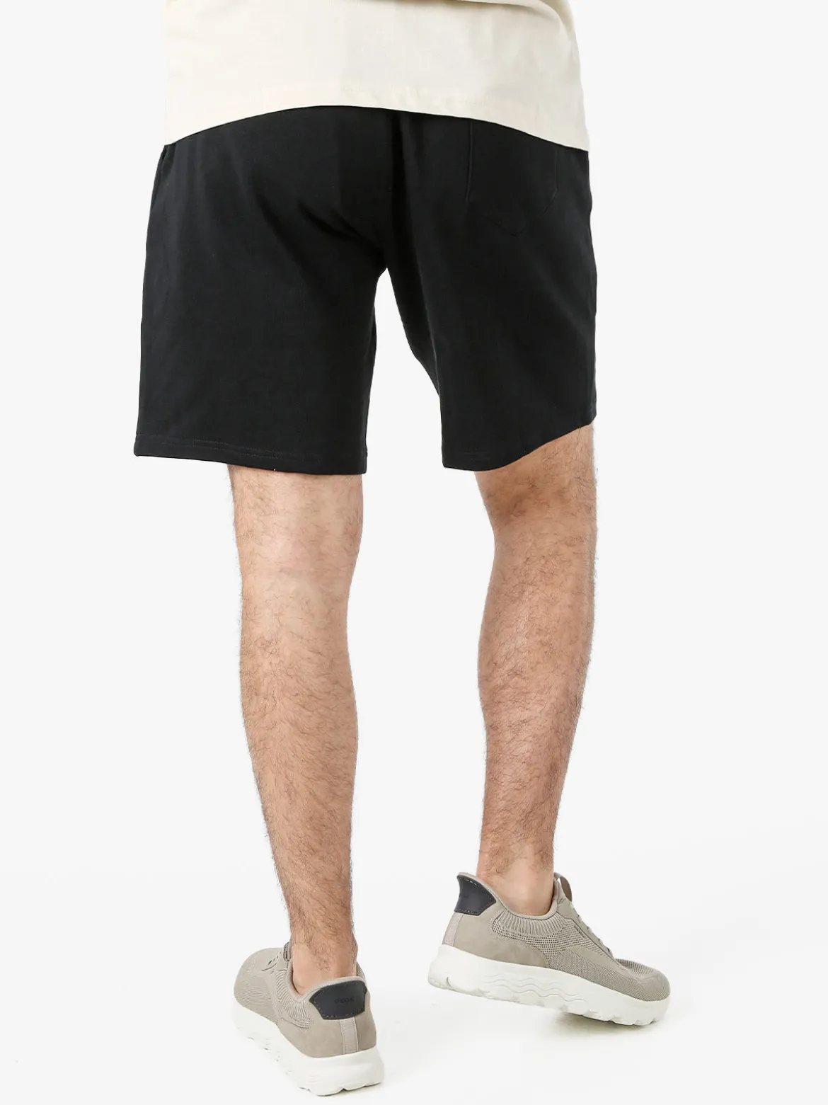 Ellesse Bermuda da uomo in felpa con coulisse - nero