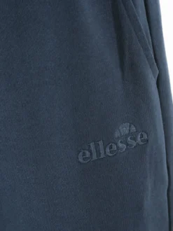 Ellesse Pantaloni tuta da uomo in felpa di cotone con coulisse e polsini - blu scuro