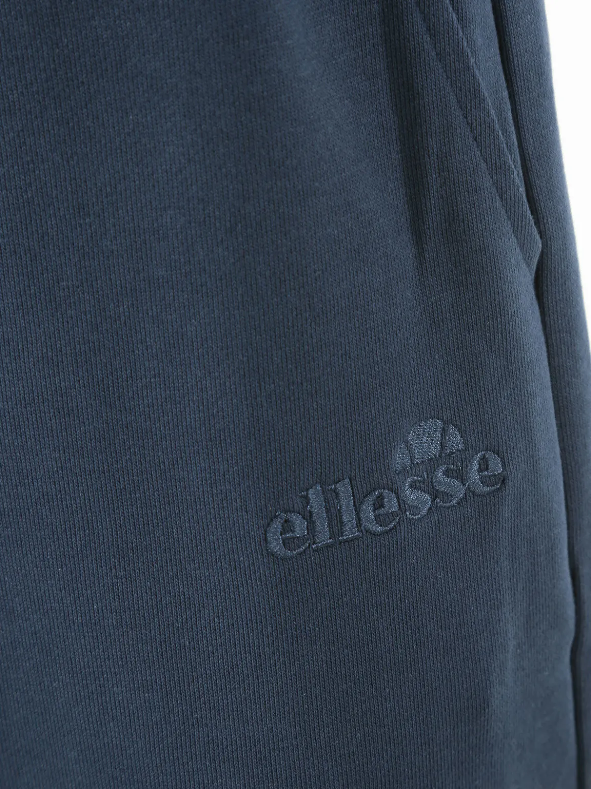 Ellesse Pantaloni tuta da uomo in felpa di cotone con coulisse e polsini - blu scuro