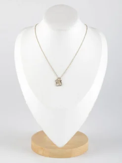Emana Collana donna sottile con ciondolo di strass
