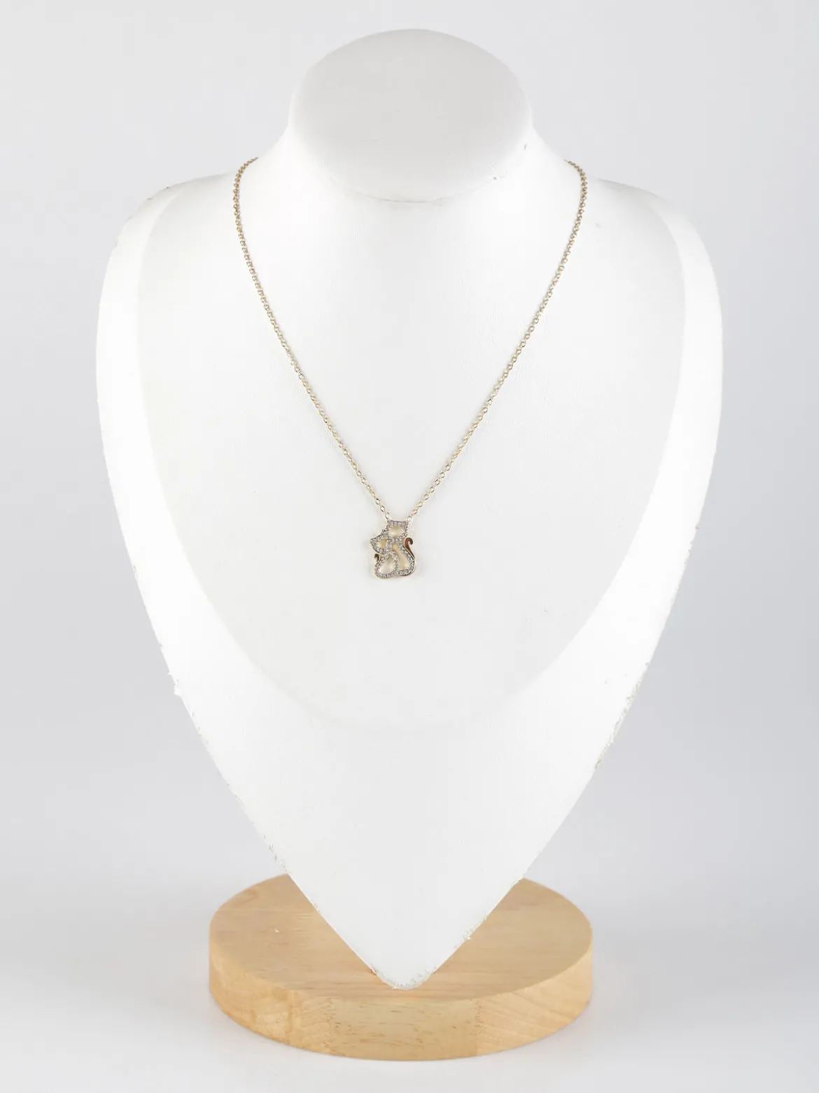 Emana Collana donna sottile con ciondolo di strass