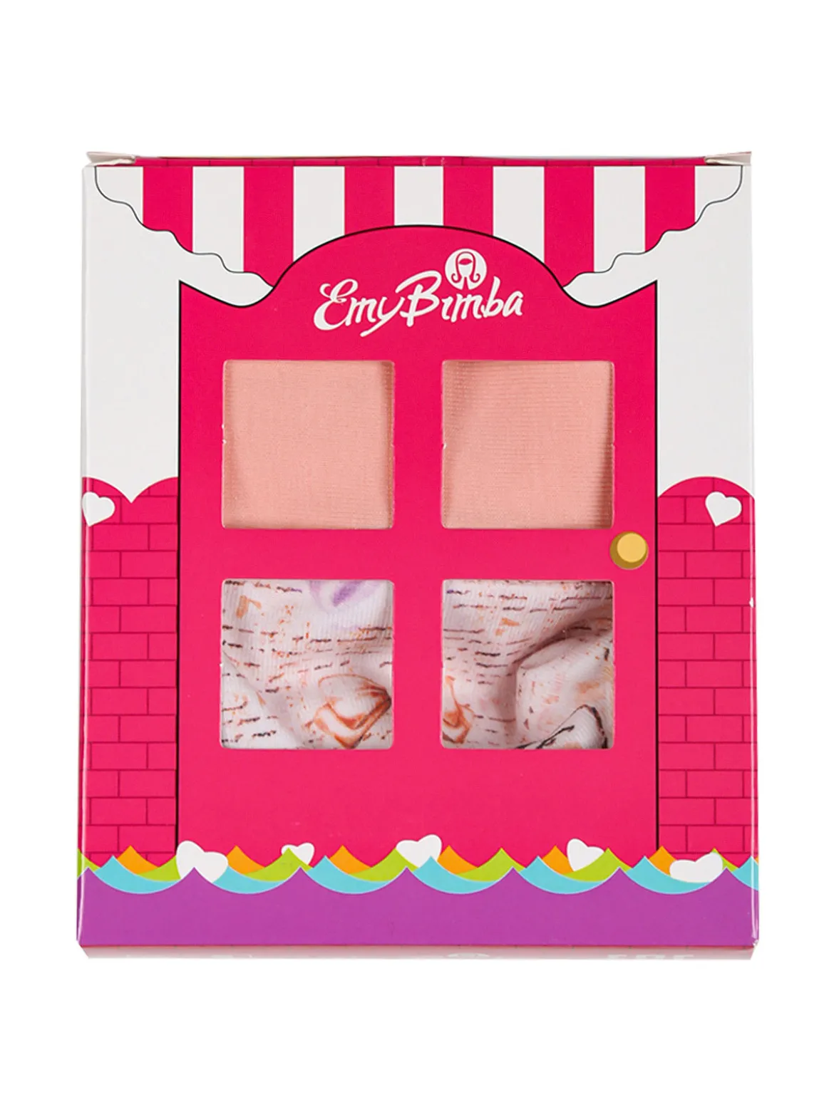 Emy Bimba Slip da bambina in cotone - albicocca