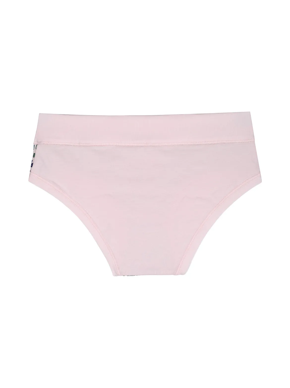 Emy Bimba Slip da bambina in cotone con stampe - cipria