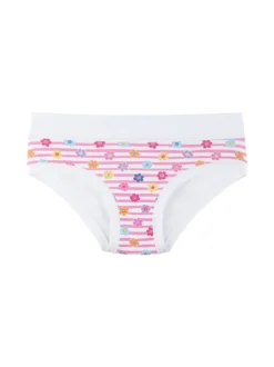 Emy Bimba Slip in cotone da bambina con fiori