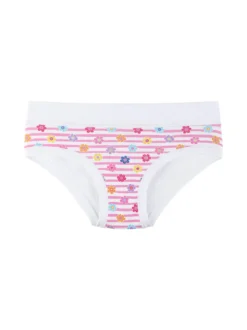 Emy Bimba Slip in cotone da bambina con fiori
