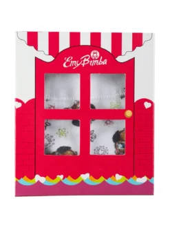 Emy Bimba Slip in cotone da bambina con gufi
