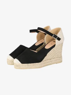 Energy Campesine donna scamosciate con zeppa e tallone chiuso
