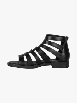 Energy Sandali bassi da donna con cerniera sul retro - nero