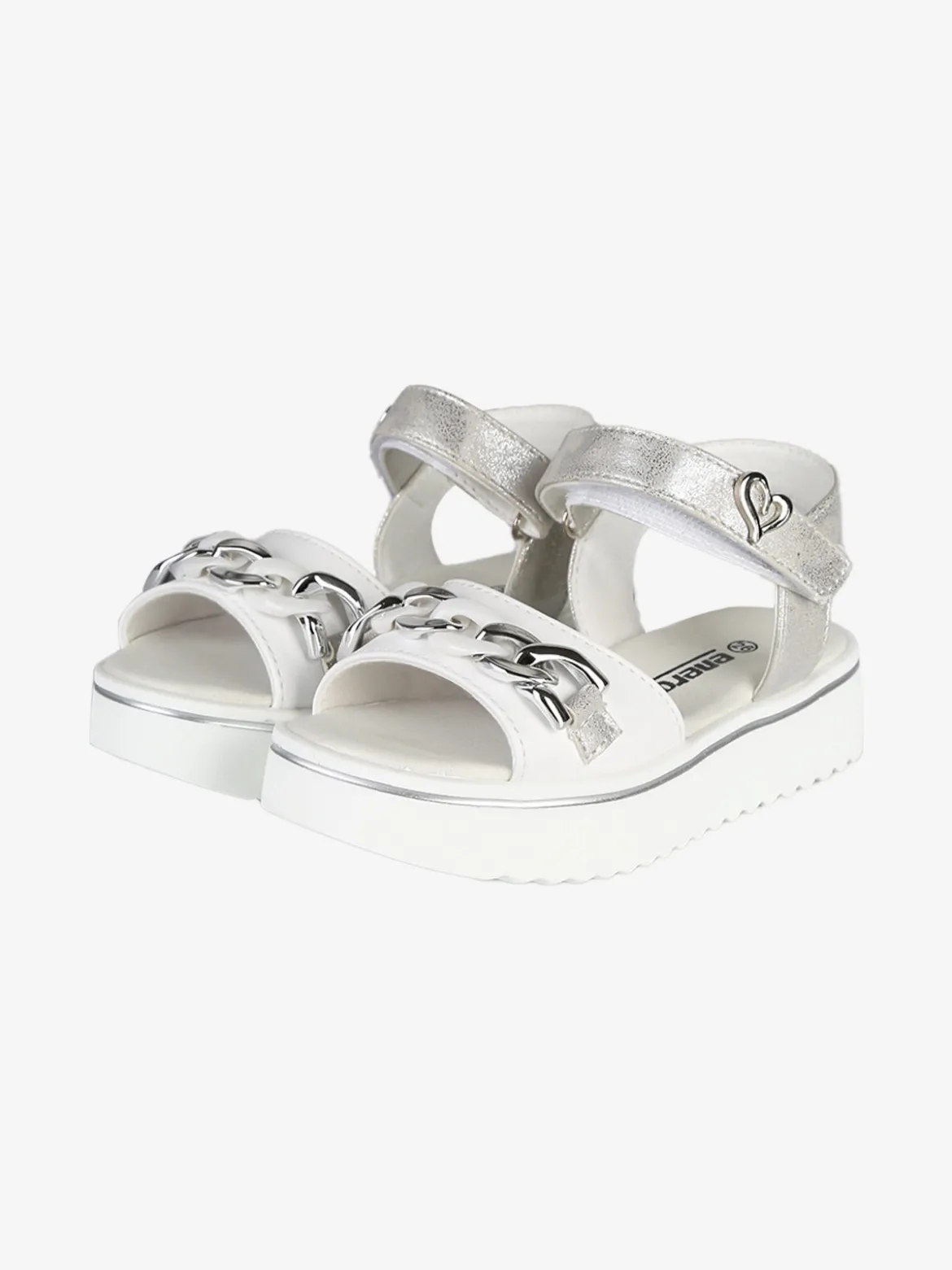 Energy Sandali da bambina con platform e cinturino a strappo