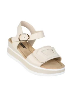 Energy Sandali donna con zeppa e cinturino a strappo