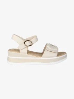 Energy Sandali donna con zeppa e cinturino a strappo