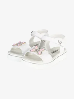 Energy Sandali gioiello da bambina con strappi e platform