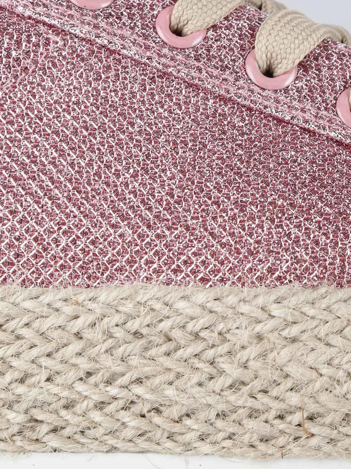 Energy Scarpe stringate con platform in corda