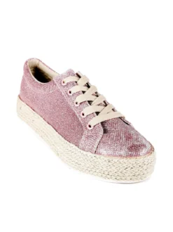Energy Scarpe stringate con platform in corda
