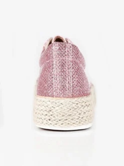 Energy Scarpe stringate con platform in corda