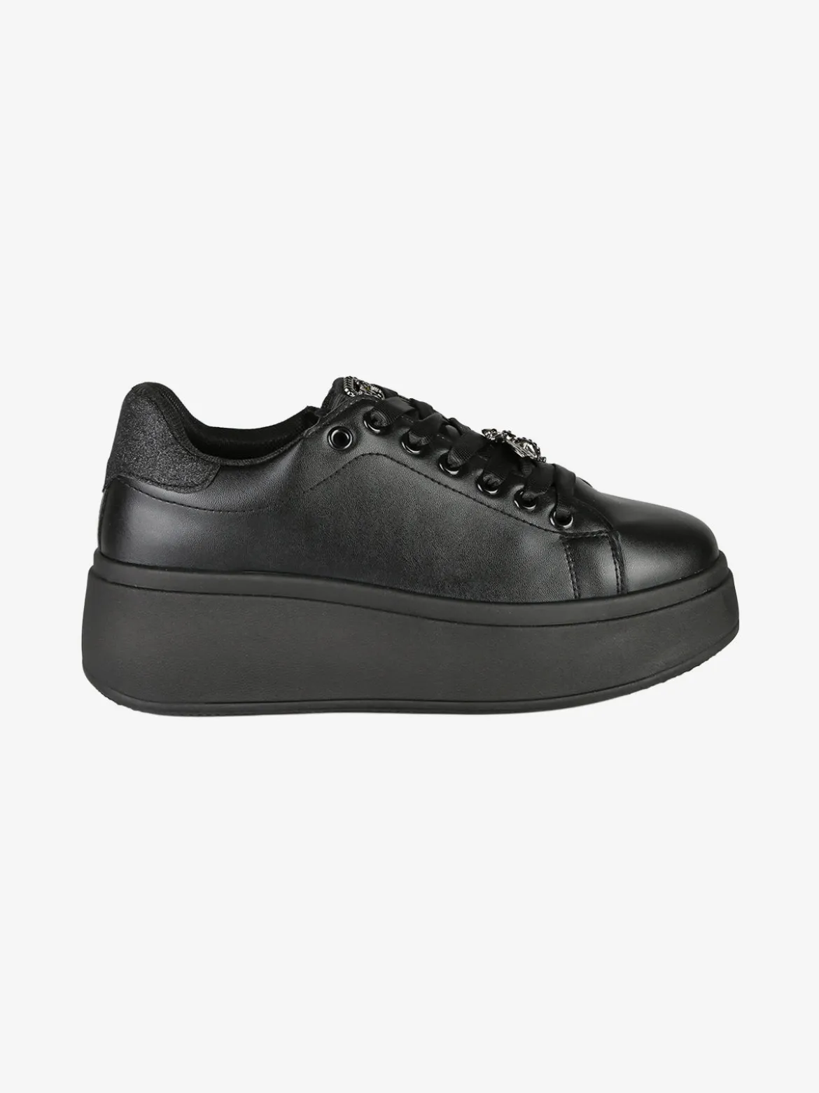 Energy Sneakers donna con platform - nero