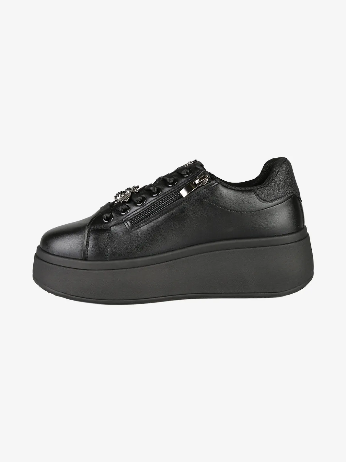 Energy Sneakers donna con platform - nero