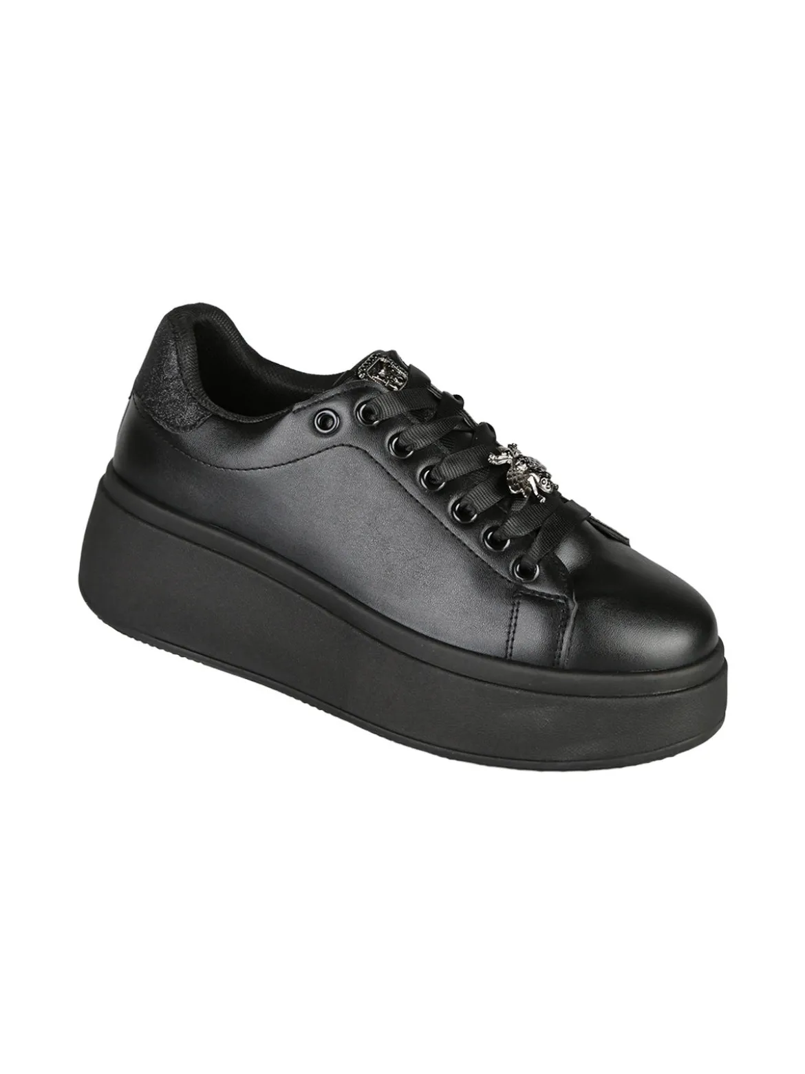 Energy Sneakers donna con platform - nero