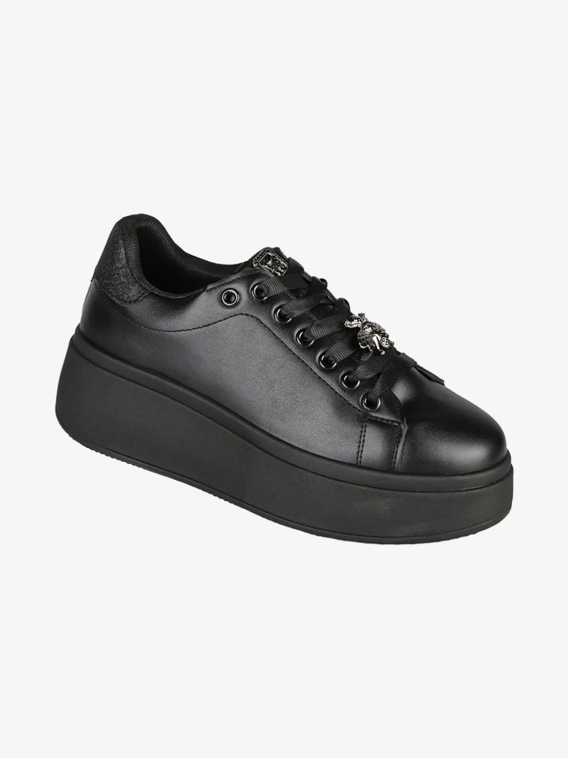Energy Sneakers donna con platform - nero