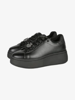 Energy Sneakers donna con platform - nero