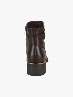 Energy Stivaletti donna con fibbia e zip - marrone