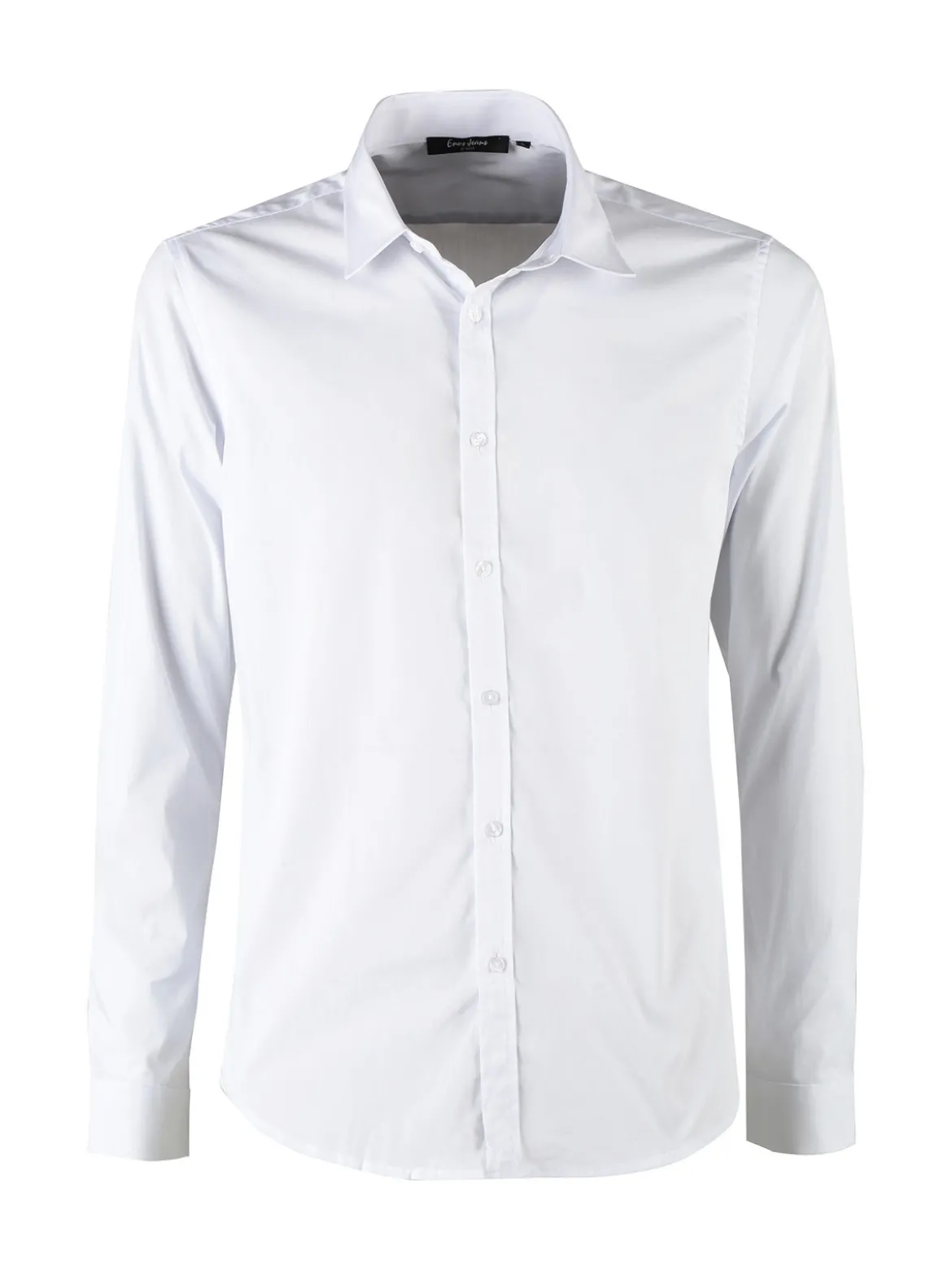 Enos Jeans Camicia da uomo slim fit a maniche lunghe