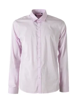 Enos Jeans Camicia da uomo slim fit a maniche lunghe