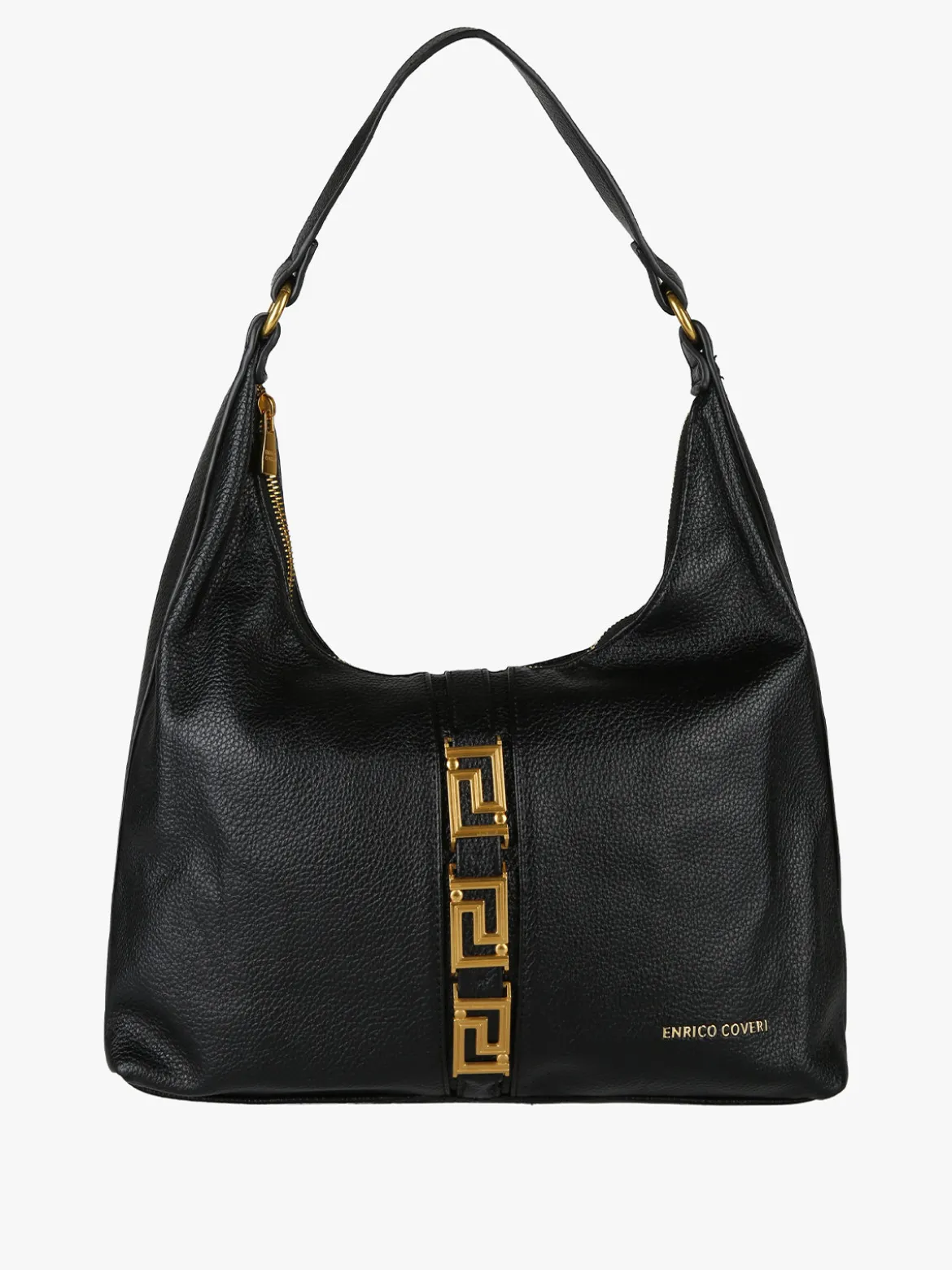 Enrico Coveri Borsa a spalla da donna in ecopelle - nero