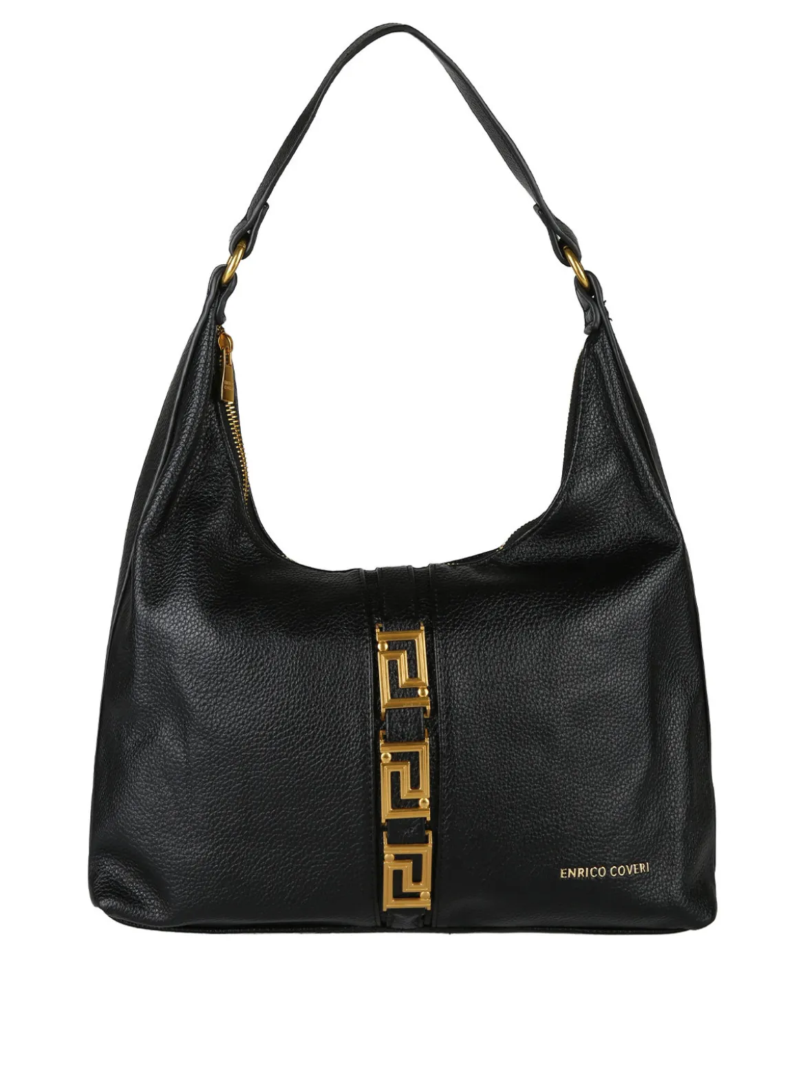 Enrico Coveri Borsa a spalla da donna in ecopelle - nero