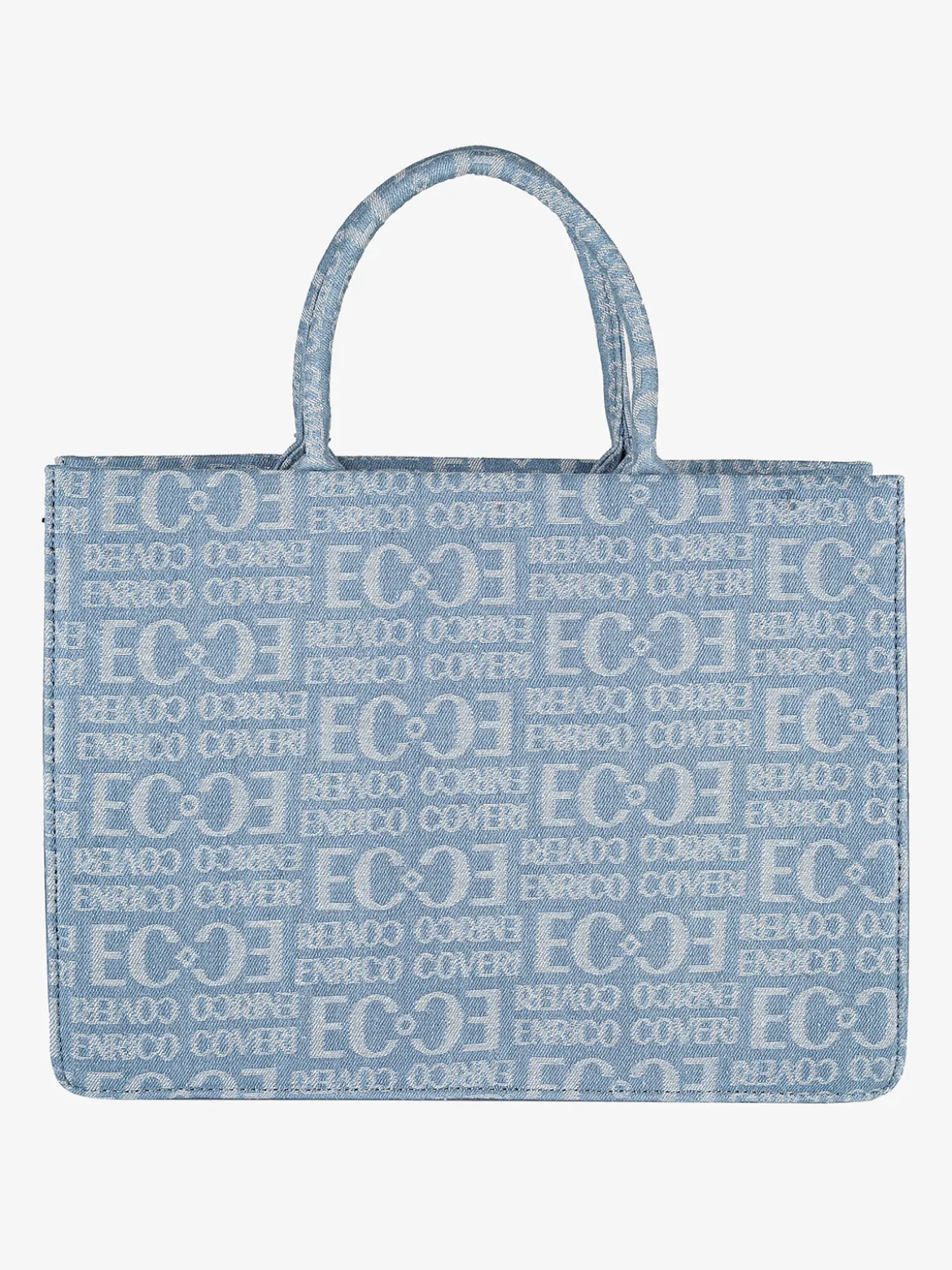 Enrico Coveri Borsa donna in jeans con doppi manici