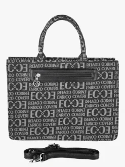 Enrico Coveri Borsa donna in jeans con doppi manici