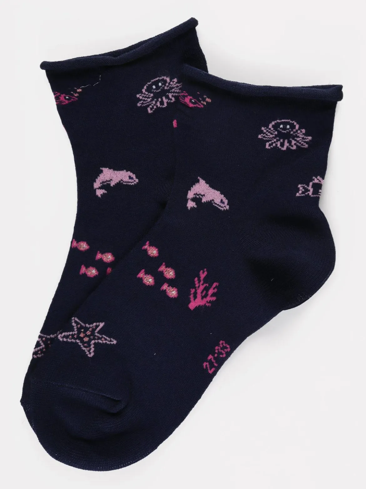 Enrico Coveri Calze corte bambina con stampe