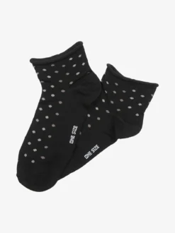 Enrico Coveri Calze corte da donna a pois - nero