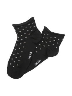 Enrico Coveri Calze corte da donna a pois - nero