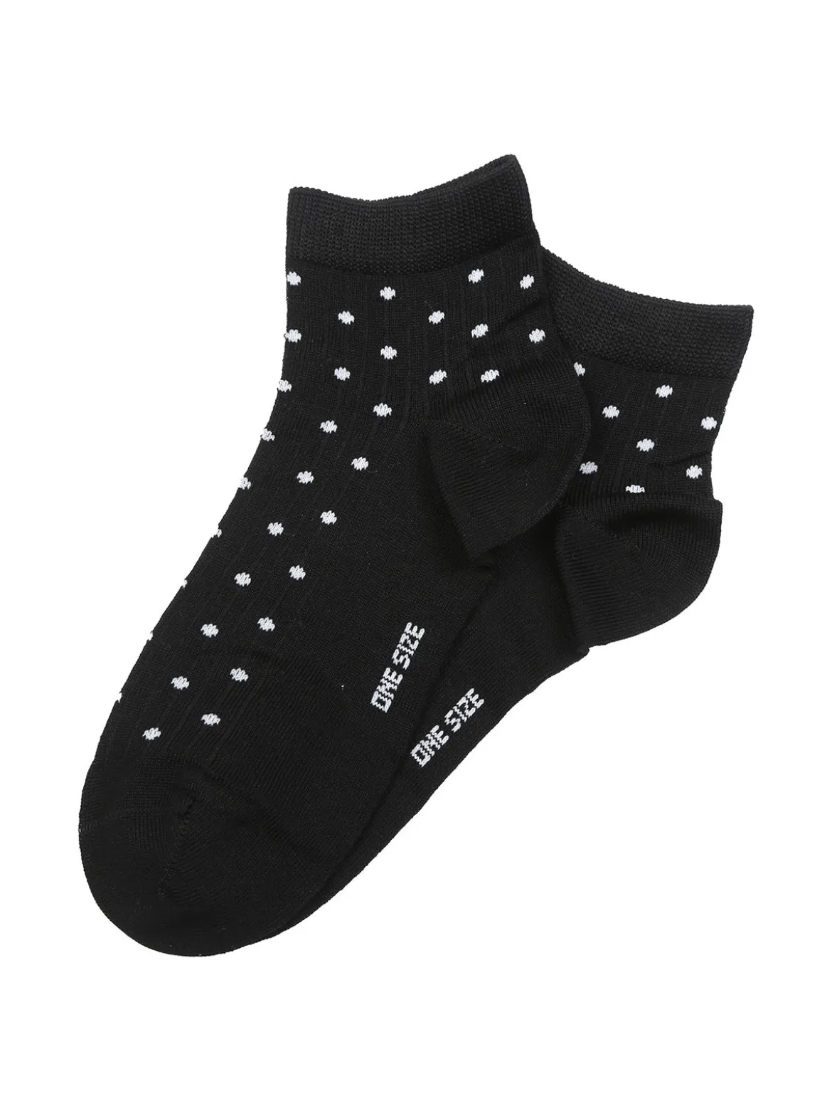 Enrico Coveri Calze corte da donna a pois - nero